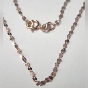 18k Elegant Rose Gold Necklace